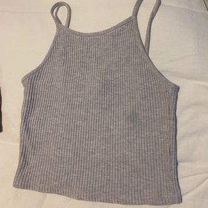 Grey brandy Melville crop top